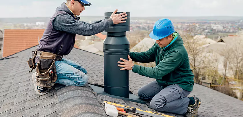 Chimney Flashing Replacement for Storm Damage in Elk Grove Village