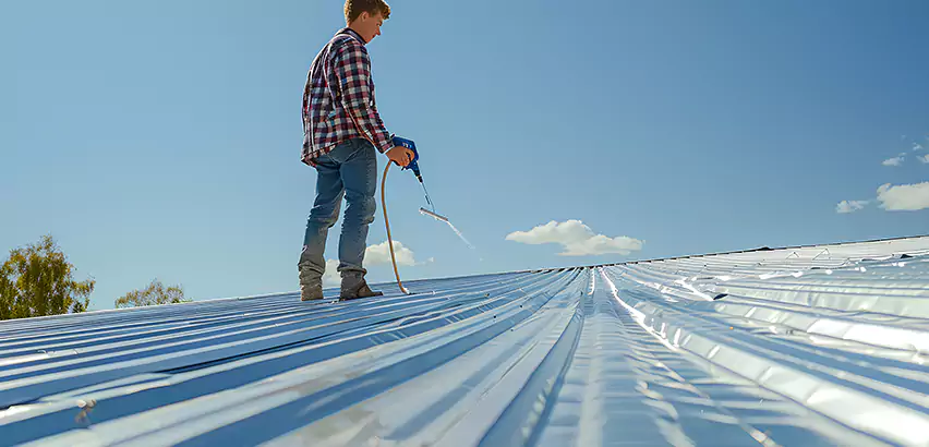 EPDM Roofing Installation Drip Edge in Elk Grove Village